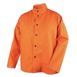 Black Stallion (FO9-30C Welding Jacket, 9 oz Flame Resistant X-Large, Orange